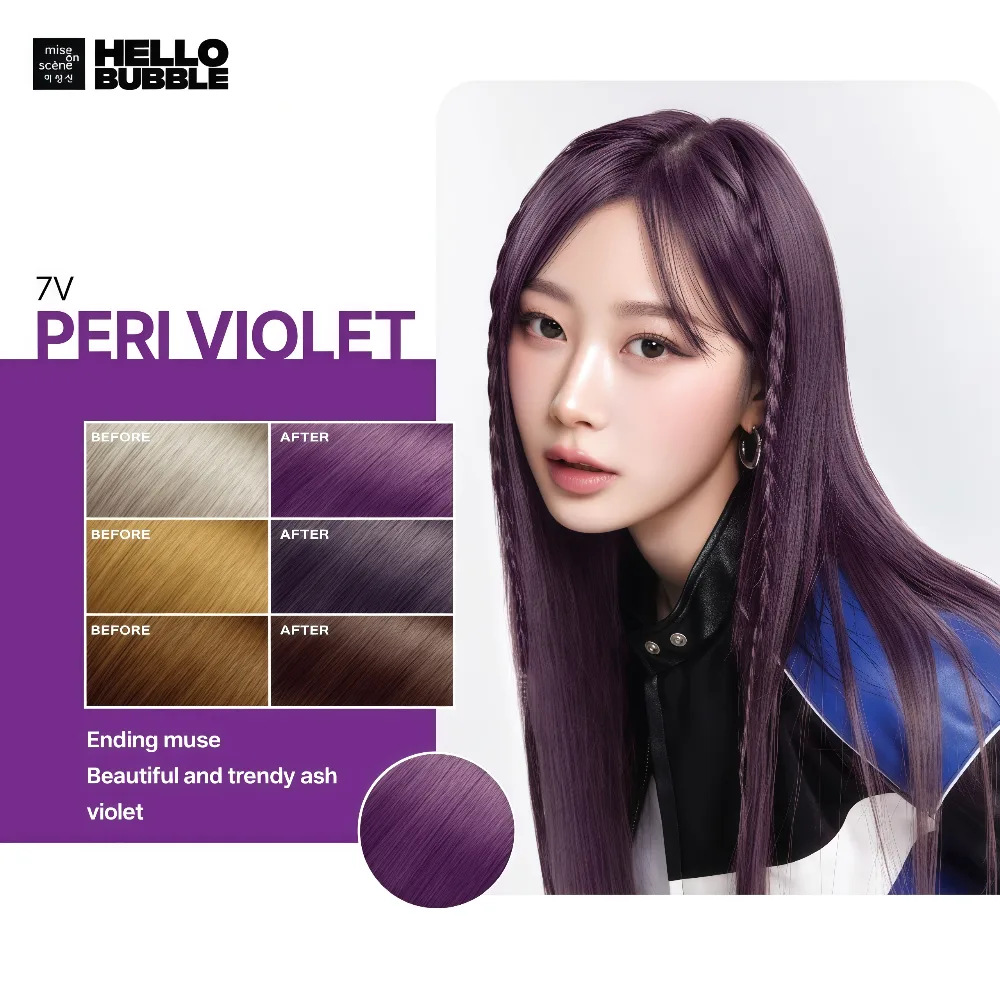 MISE EN SCENE Hello Bubble 7V Peri Violet