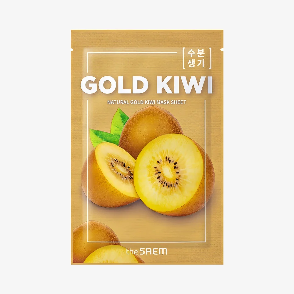 THE SAEM Natural Gold Kiwi Mask Sheet