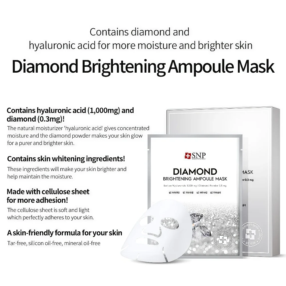 Korea SNP Whitening and Moisturizing Mask 1 PC