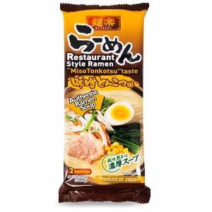 HIKARI Restaurant Style Ramen Miso Tonkotsu Soup Base Ramen 2P 186.4g
