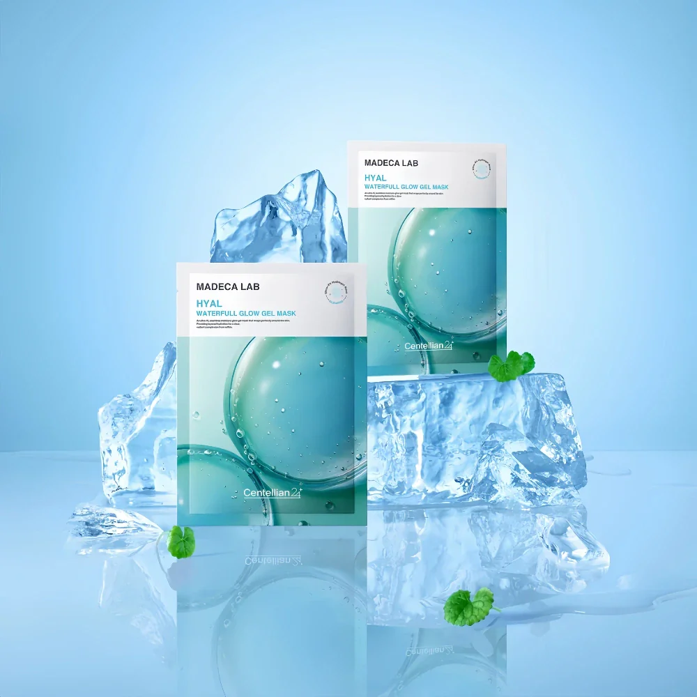 CENTELLIAN24 Madeca Lab Hyal Waterfull Glow Gel Mask (5)