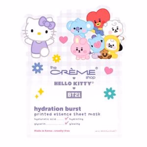 THE CREME SHOP Hello Kitty BT21essence Mask 1pc