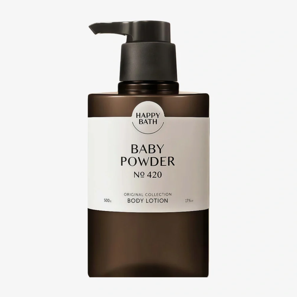 HAPPY BATH -- Baby Powder Body Lotion 500g