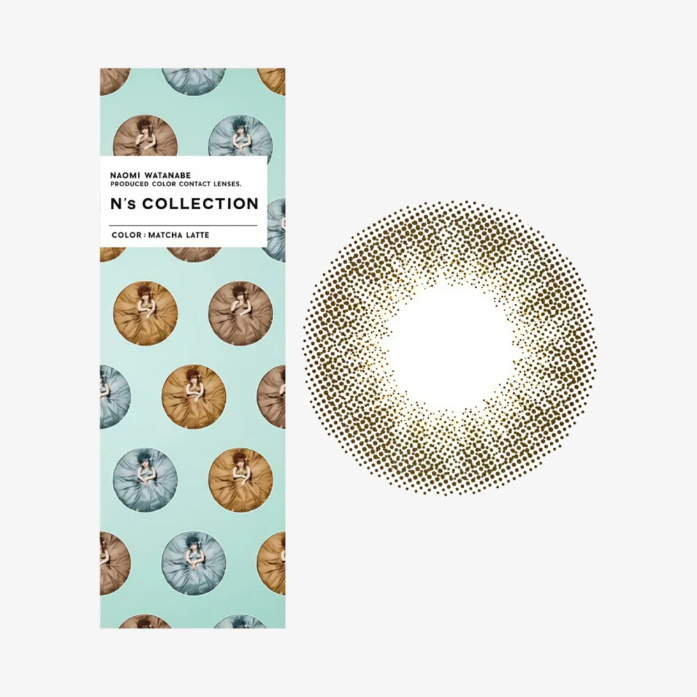 N's COLLECTION Daily Contact Lens (Matcha latte) (10 Lenses) -2.50