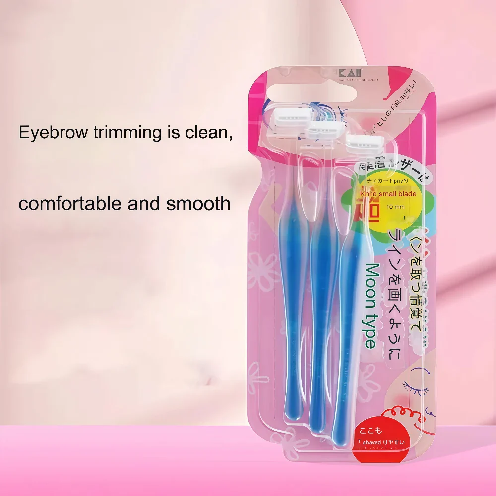 KAI Eyebrow Razor T Type 3pcs