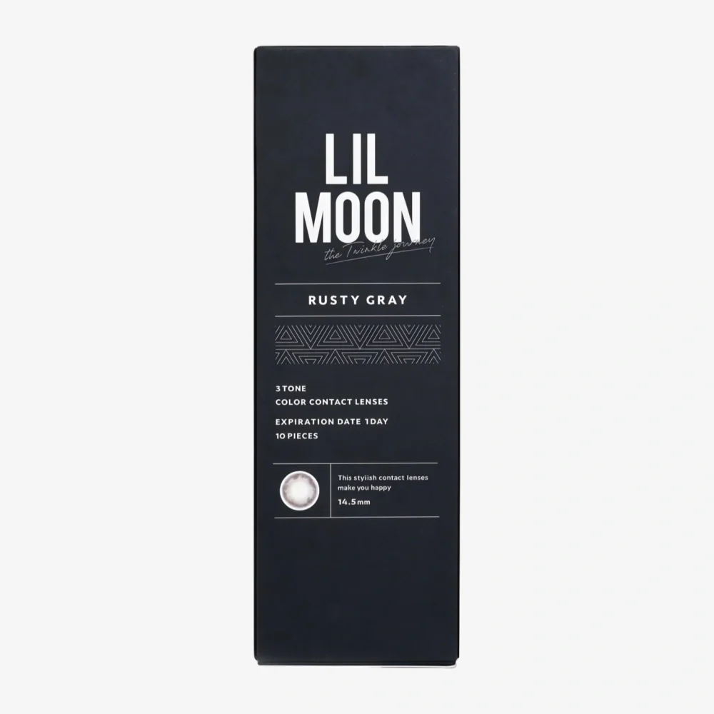 LILMOON 1 Day Color Lens Rusty Gray 10 pcs -1.50