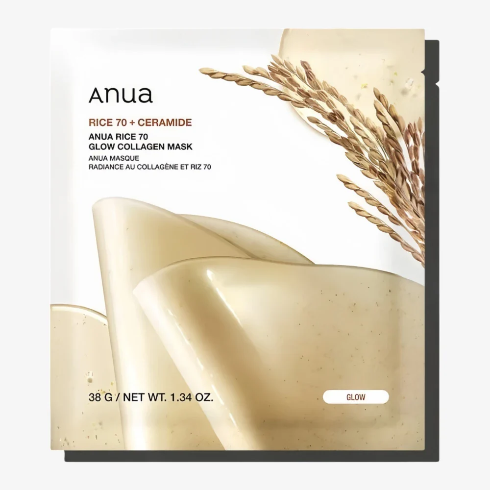 Anua Rice 70 Glow Collagen Mask 38g
