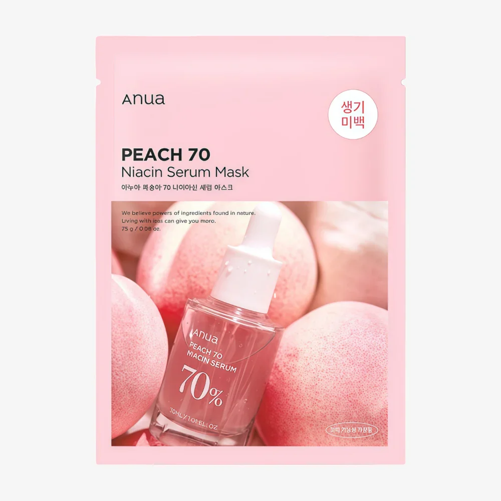 ANUA Peach 70 Niacin Serum Mask 1pc