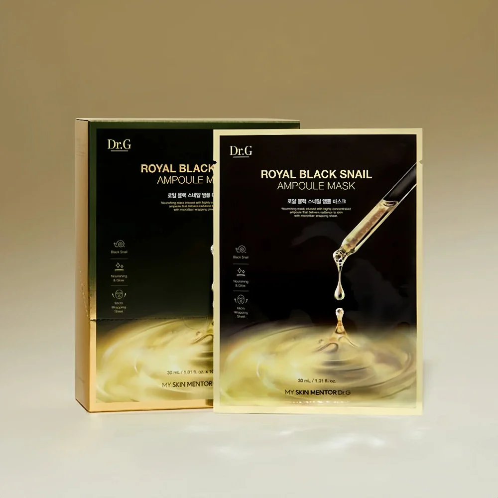 DR G Royal Black Snail Ampoule Mask (10)