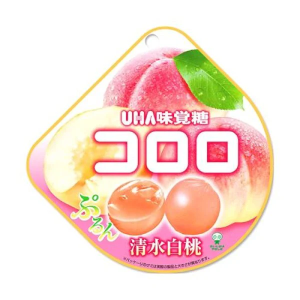 UHA Kororo Fruit Juice Gummy (White Peach) 40g