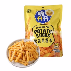 Cui Sheng Sheng Potato Sticks Salted Egg Yolk Flavor 80g