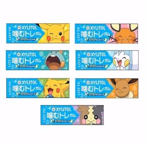 Lotte Pokemon Xylitol Gum (Soda Flavor)