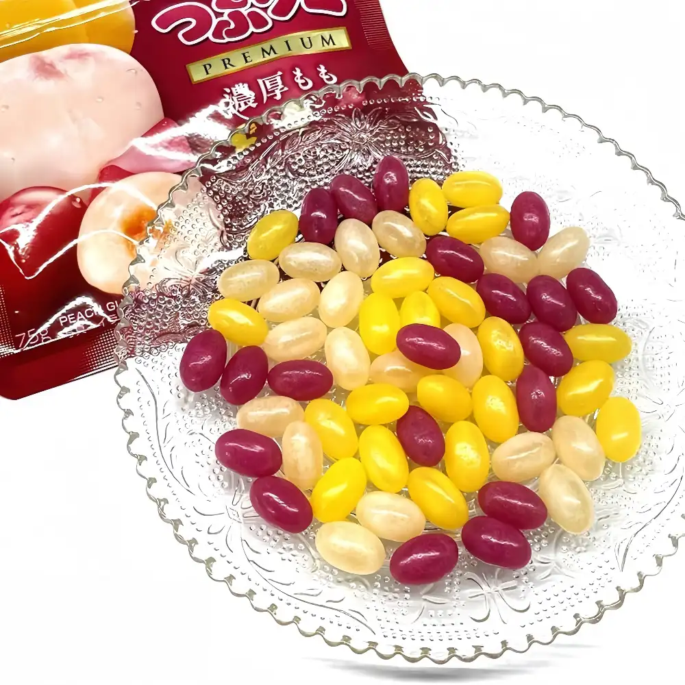 KASUGAI Jelly Bean Rich Peach Gummy 75g