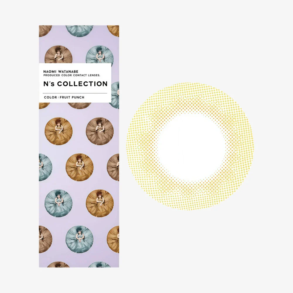 N's COLLECTION Daily Contact Lens (Fruit Punch) (10 Lenses) -2.50
