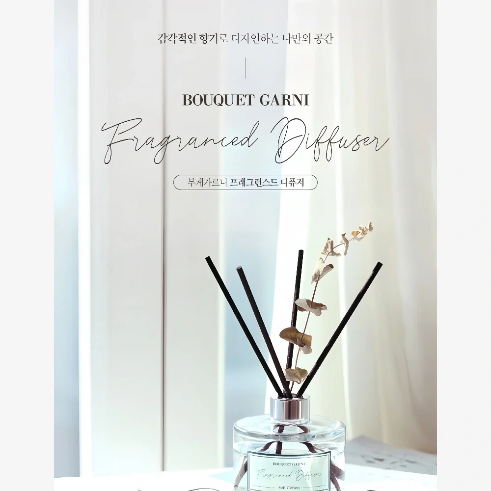 BOUQUET GARNI Fragranced Diffuser Soft Cotton 2pcs