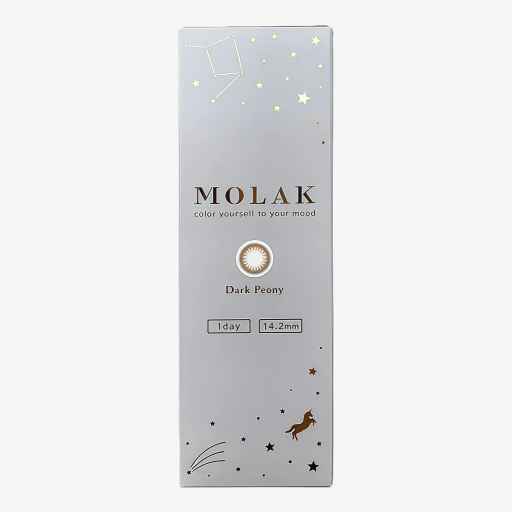 MOLAK Monthly Contact Lens (Dark Peony) (2 Lenses) -4.25