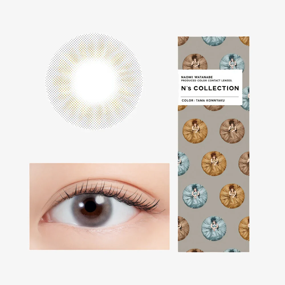 N's COLLECTION Daily Contact Lens (Tama Konnyaku) (10 Lenses) -2.50