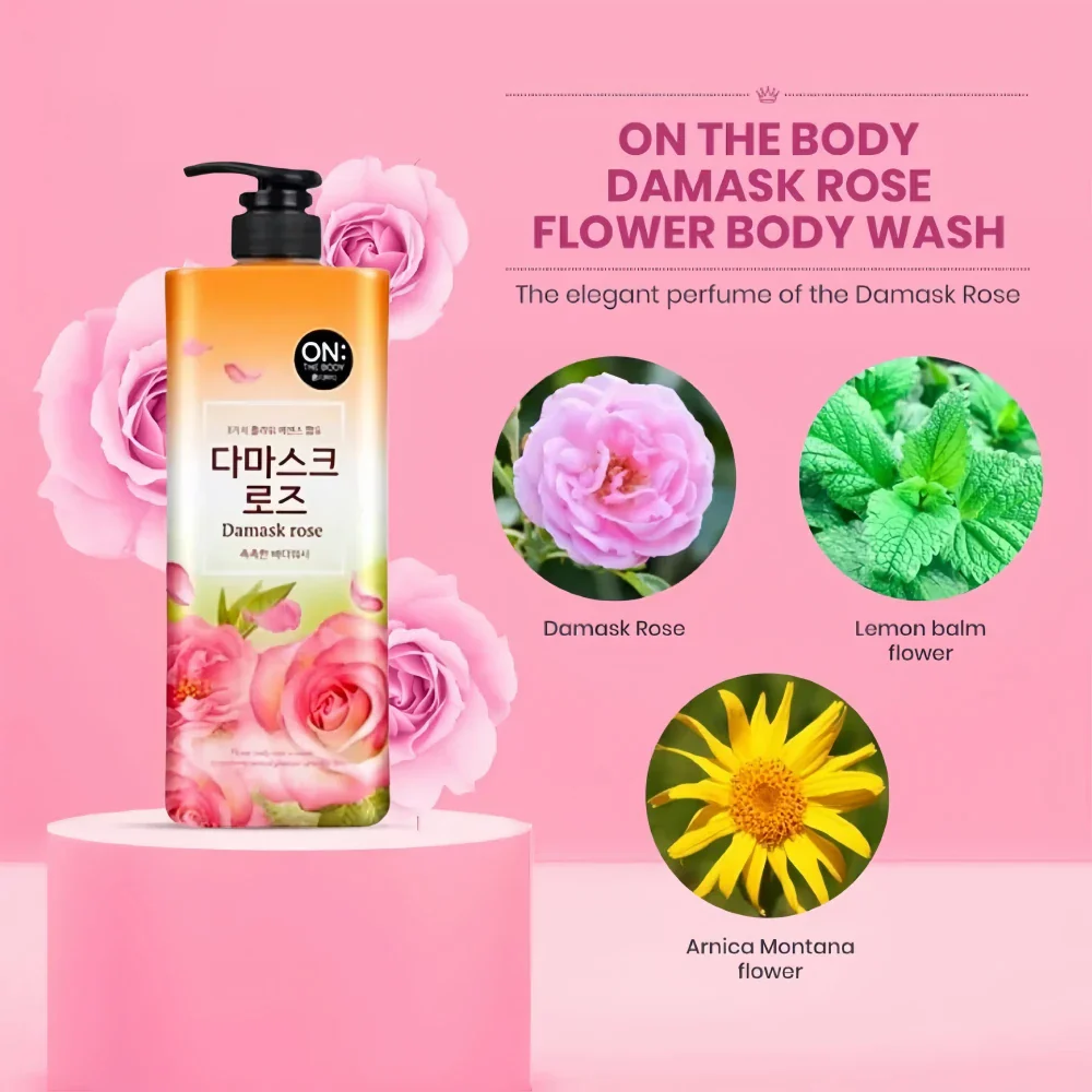 LG On The Body Perfume Body Wash Rose 900ml