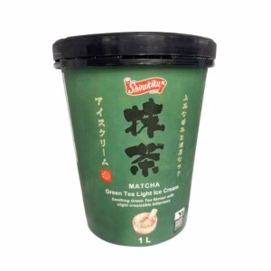 SHIRAKIKU Matcha Green Tea Light Ice Cream 1L