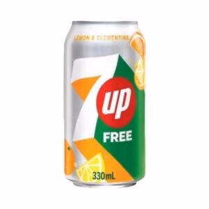 7 Up Soda 0 Sugar (Tangerine Lemon Flavor) 330ml
