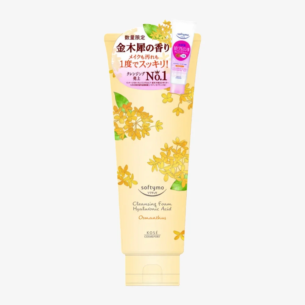 KOSE Softymo Hyaluronic Aid Cleansing Foam Osmanthus 190g
