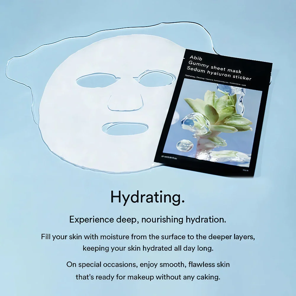 ABIB Gummy Sheet Mask Sedum Hyaluron Sticker 1pc