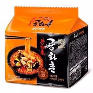 GSR Gonghwachun JJAMBBONG (Spicy seafood noodles) MultiPack 160G*4