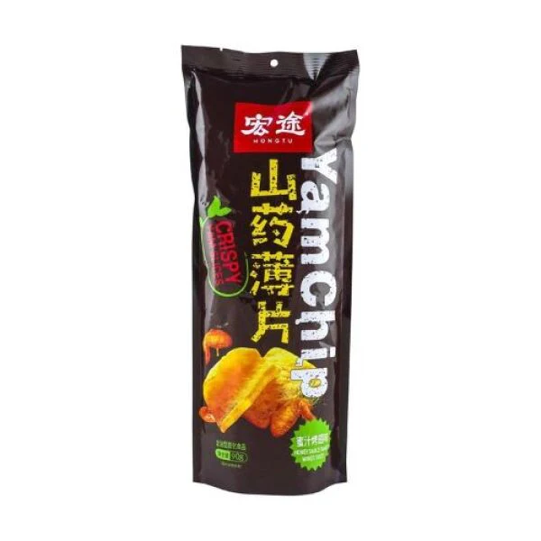 HONGTU Yam Chips Honey BBQ Flavor 90g