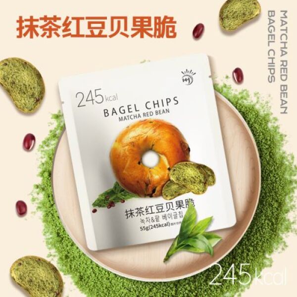JIURI Matcha Red Bean Bagel Crust 55g