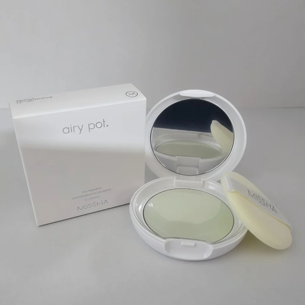 MISSHA Airy Pot Pressed Powder Pact 5g - Mint