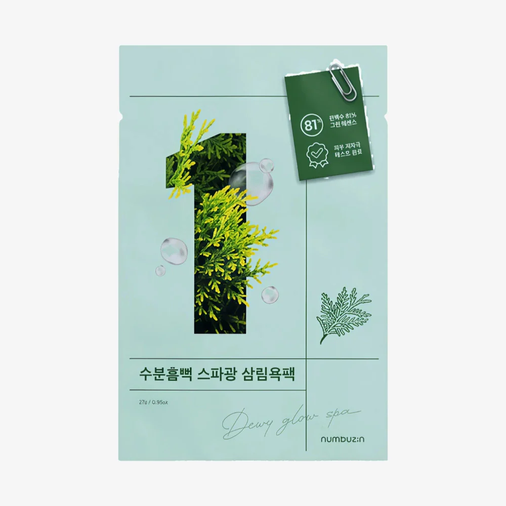 NUMBUZIN NO. 1 Dewy Glow Spa Sheet Mask 1pc
