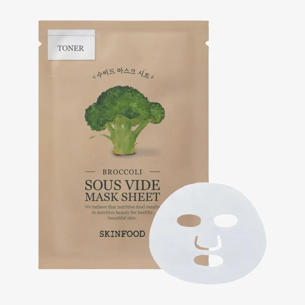 SKINFOOD Broccoli Sous Vide Mask Sheet (1)