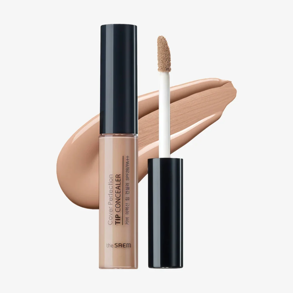 THE SAEM Cover Perfection Tip Concealer 01 Clear Beige