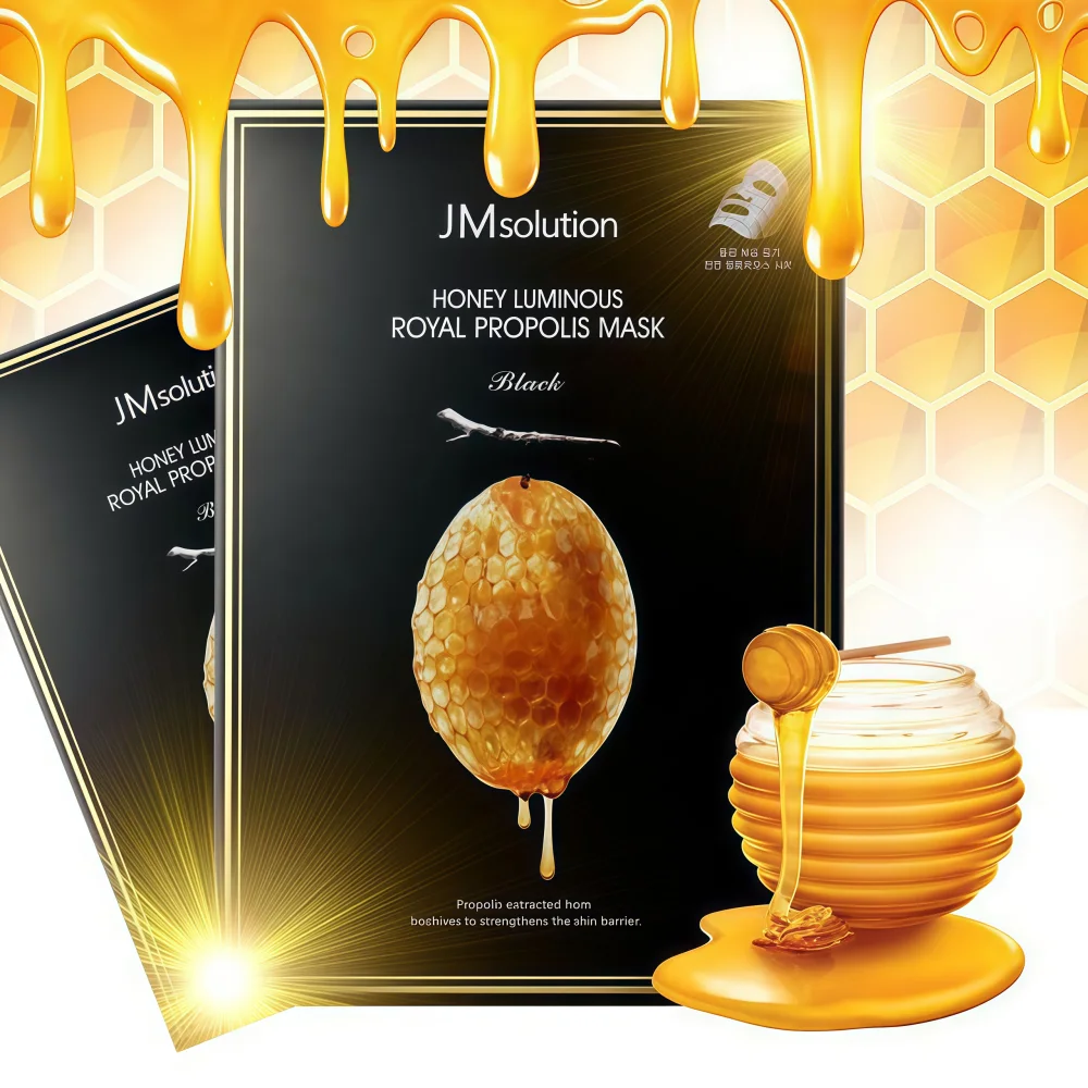 JM SOLUTION Honey Luminous Royal Propolis Mask 10pcs