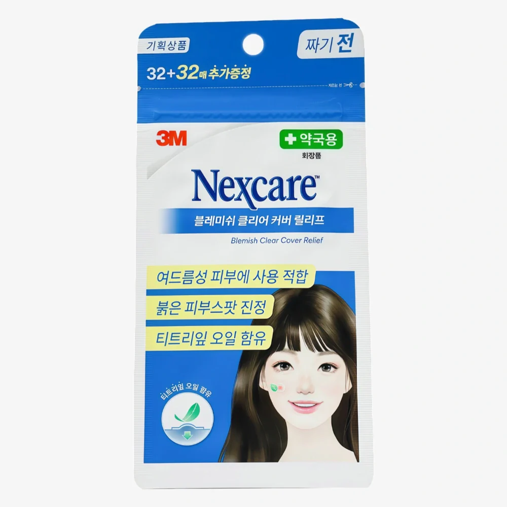 3M !! NEXCARE Blemish Cover Relief 64pcs (Blue)