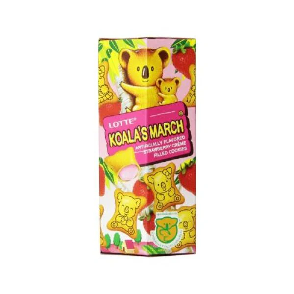 Lotte Koala Strawberry Biscuits (Family Pack) 195g