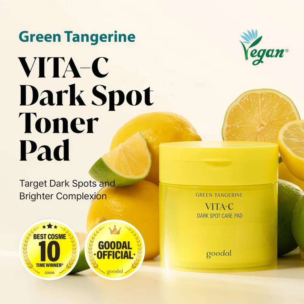 GOODAL Green Tangerine Vita C Dark Spot Care Pad 70 sheets