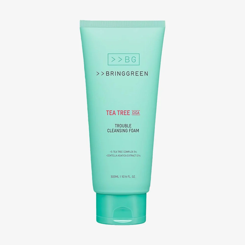 BRING GREEN Tea Tree Cica Trouble Cleansing Foam 300ml