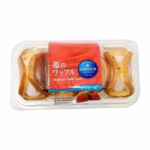 Monteur Strawberry Waffle Cakes 4PC