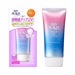 ROHTO Skin Aqua Sunscreen Essence Pink 80g