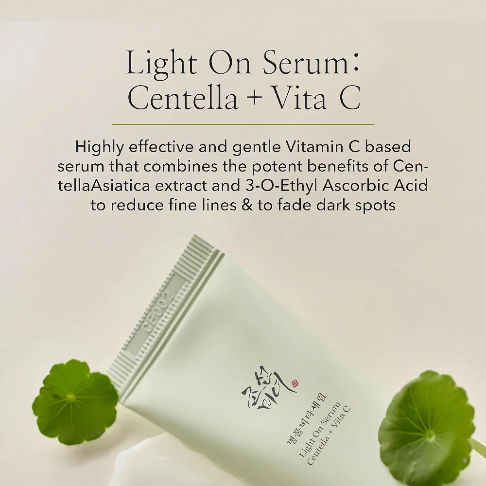 BEAUTY OF JOSEON Light On Serum: Centella + Vita C 30ml