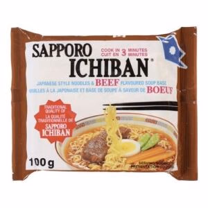 Sapporo Ichiban Instant Ramen (Beef Flavor) 100g