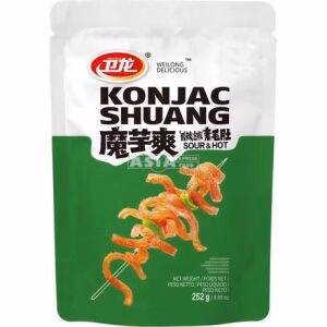 WEI-LONG Sour & Spicy Konjac Snack 252g
