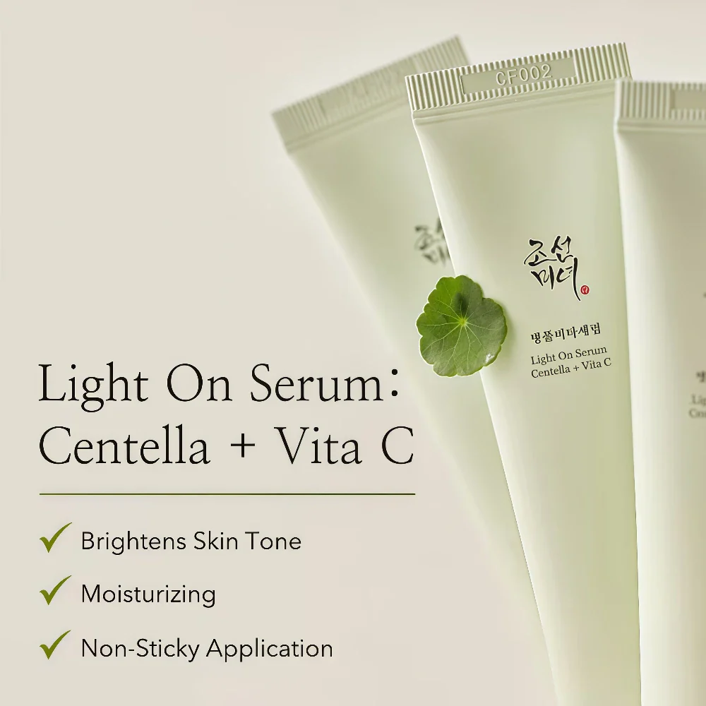 BEAUTY OF JOSEON Light On Serum: Centella + Vita C 30ml