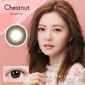 FELIAMO Daily Contact Lens (Chestnut) (10 Lenses) -0.00