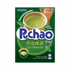 UHA Puchao Matcha Flavors Gummy Soft Candy 100g