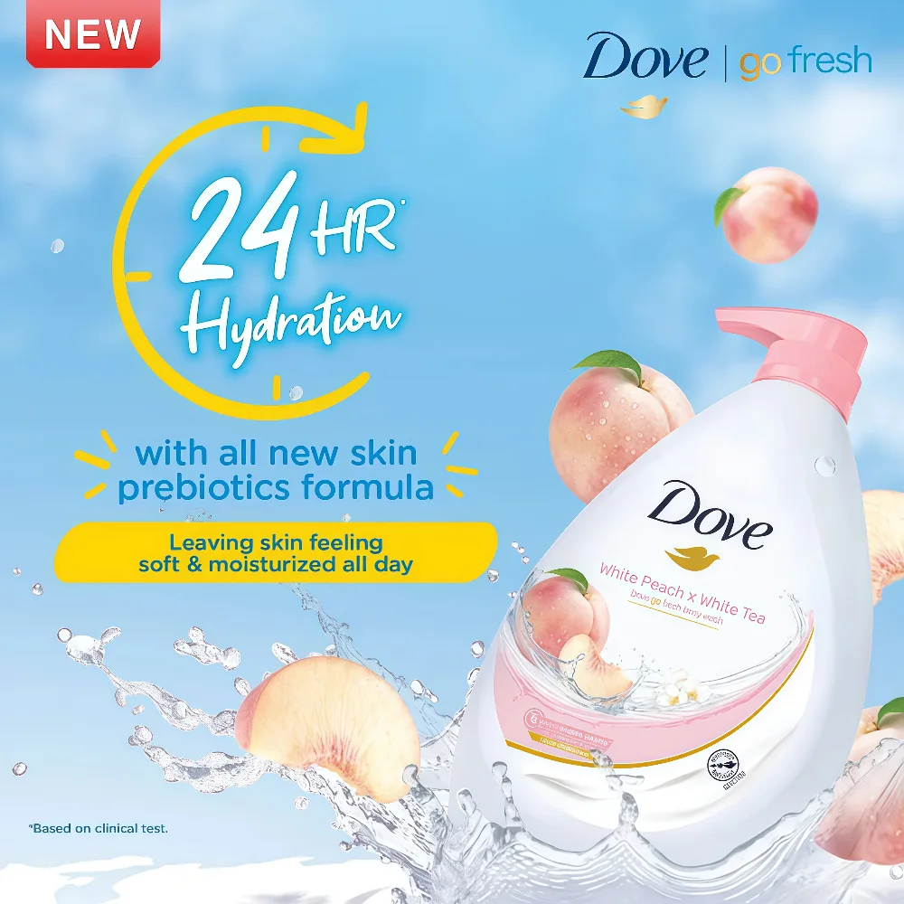 DOVE Body Wash White Peach & White Tea 900ml