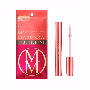 Flowfushi Mascara Mote Technical 01 Clear Black Brush