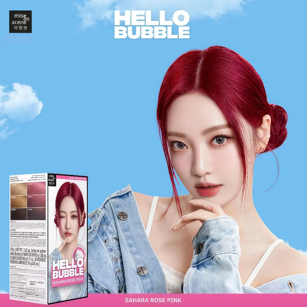 MISE EN SCENE Hello Bubble 7P Sahara Rose Pink