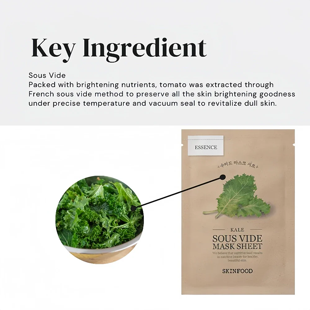 SKINFOOD Kale Sous Vide Mask Sheet (10)